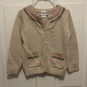 Hanna Anderson Cardigan Sweater 100cm (4T)
